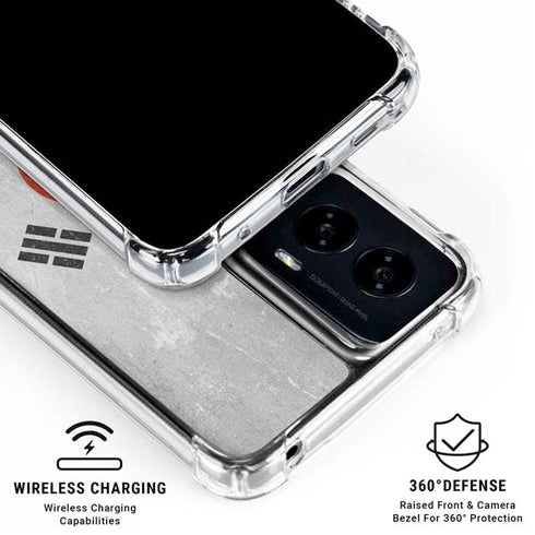 South Korean Flag Distressed Moto G Power 5G (2024) Clear Case